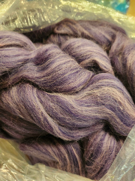 Shetland/Nylon blend for Spinning - 4 oz. - 6 colors