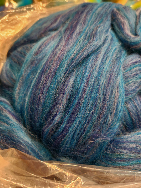 Shetland/Nylon blend for Spinning - 4 oz. - 6 colors