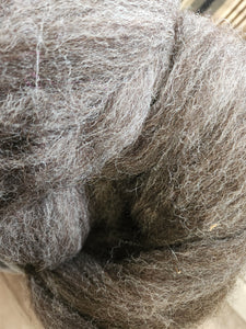 Natural Jacob Top/Wool/Fiber Spinning, Felting