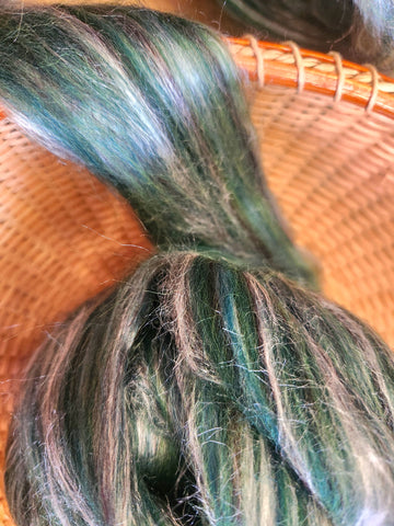 Winter Solstice  - 2023 Exclusive Corriedale & Bamboo blend for Spinning or Felting!