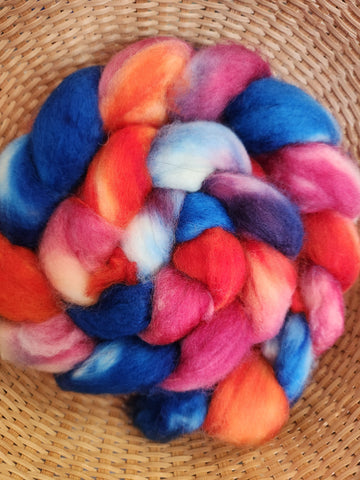 4 oz. Superwash BFL Spinning Fiber -  Rava