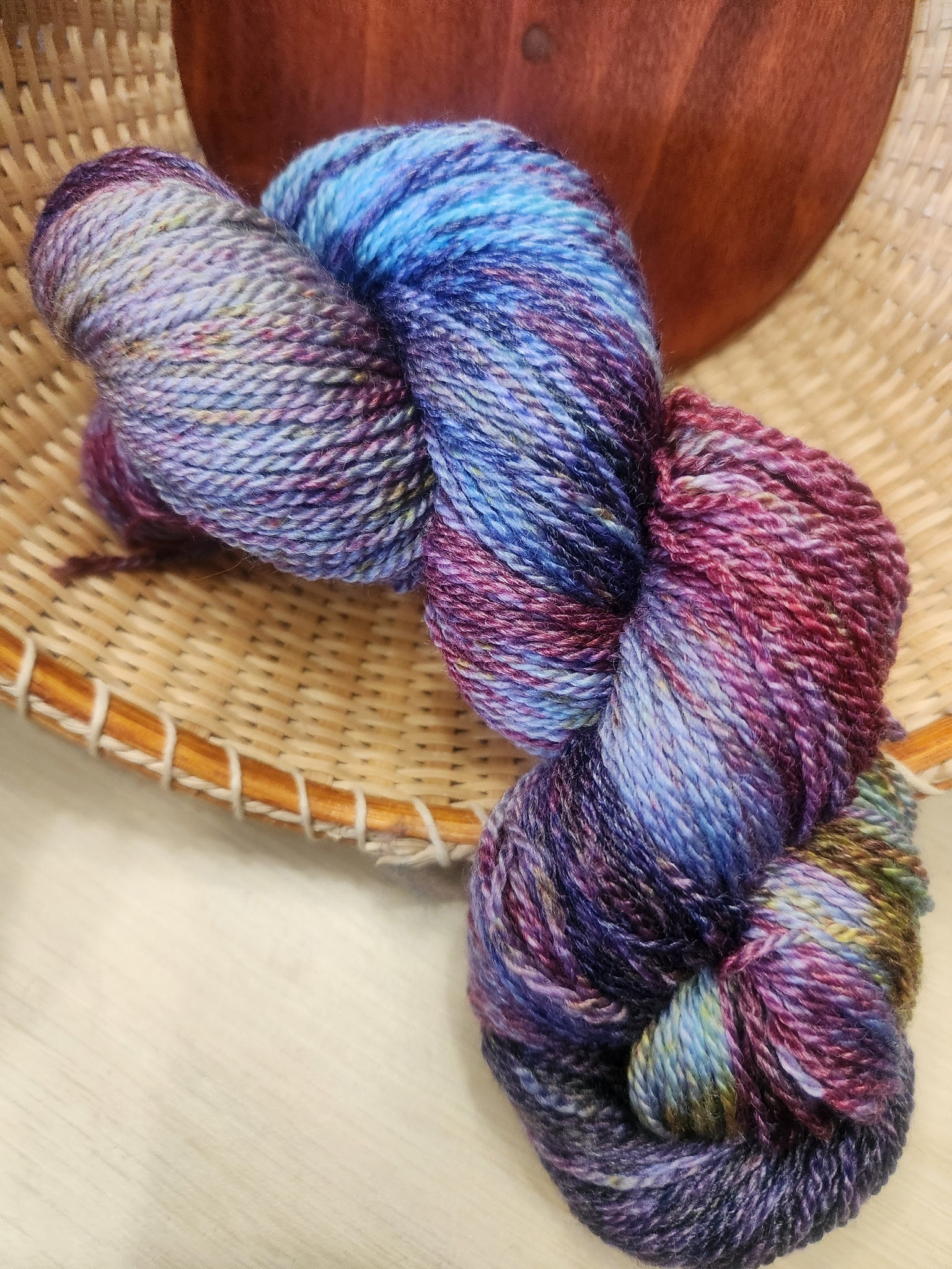 Superwash Merino/Bamboo 70/30 Sock Yarn - 382 yards/100 Grams - Deep End of the Ocean