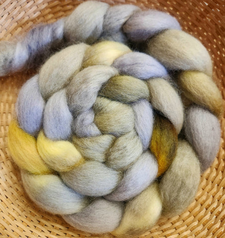 Corriedale Wool Spinning Fiber - Greed (7 Deadly Sins Series)