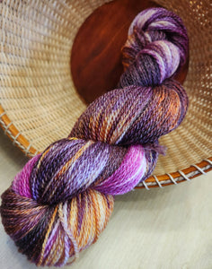 Superwash Merino/Bamboo 70/30 Sock Yarn - 382 yards/100 Grams - Wrath from the 7 Deadly Series (Copy)