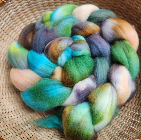 Targhee Spinning Fiber/Wool Top for Spinning - Farm Boy