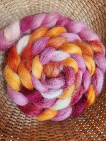 Devon Wool Spinning Fiber  - Fruit Salad