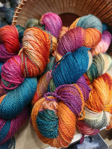 Superwash Merino/Bamboo Sock Yarn - 382 Yards/100 Grams - Gourdgeous Darling