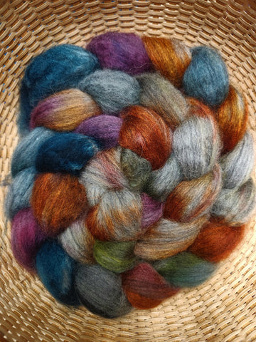4 oz  Natural Gray BFL Spinning Fiber -  Little Lanterns