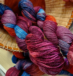 Superwash BFL/Nylon 70/30 Sock Yarn - 382 yards/100 Grams - Falling for Ewe
