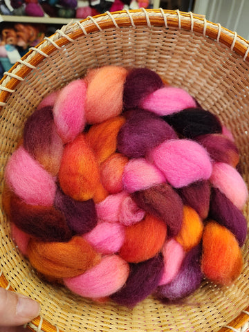 Dorset Horn Wool Spinning Fiber -  Sleighbell Spice