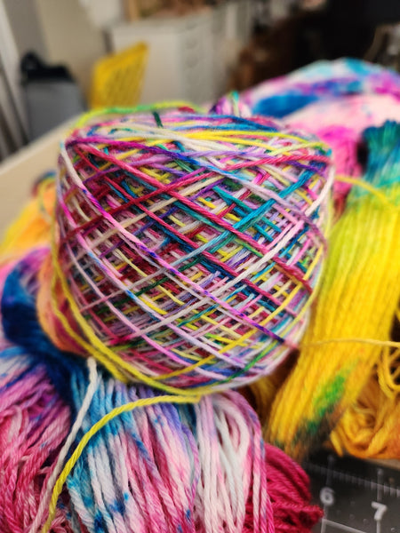 Superwash Merino/Nylon 80/20 Sock Yarn - 400m/100 Grams - Neutral Who? We Don't Know Her